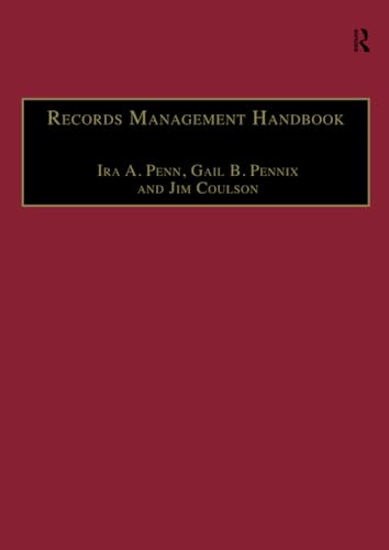 Beispielbild fr Records Management Handbook zum Verkauf von Buchpark