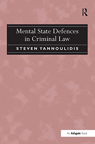 Stock image for Mental State Defences in Criminal Law for sale by Chiron Media