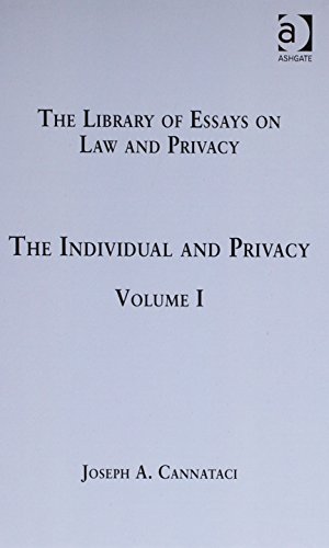 9781409447184: The Library of Essays on Law and Privacy: 3-Volume Set