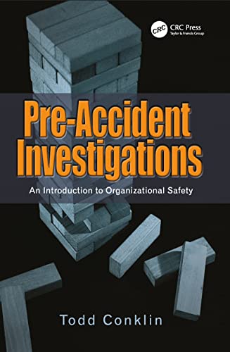 Beispielbild fr Pre-Accident Investigations: An Introduction to Organizational Safety zum Verkauf von AwesomeBooks