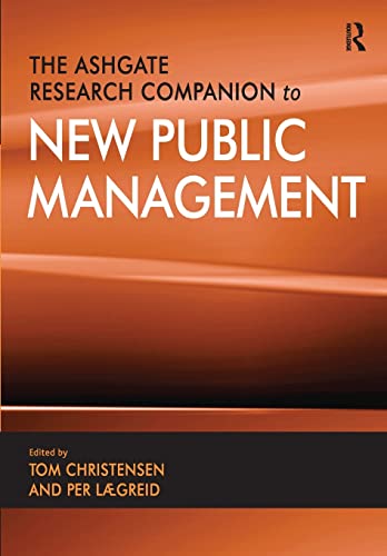 Beispielbild fr The Ashgate Research Companion to New Public Management zum Verkauf von suffolkbooks