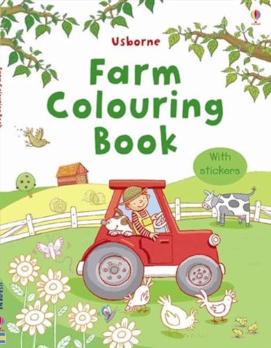 Beispielbild fr Farm Colouring Book with Stickers zum Verkauf von WorldofBooks