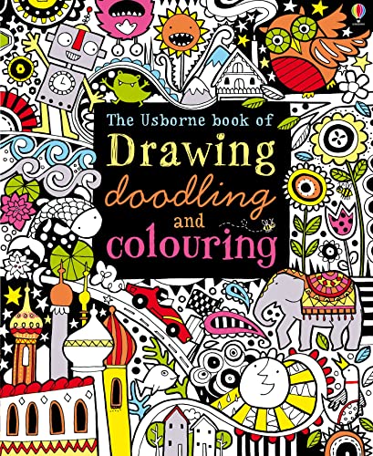9781409507857: Drawing Doodling And Colouring - Usborne