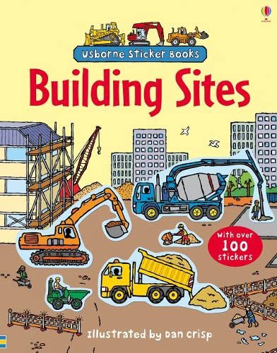 9781409507864: Building Sites Sticker Book (Usborne First Sticker Books)