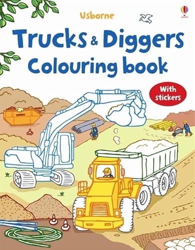 Trucks and Diggers (Usborne First Colouring Books) (My First Colouring Book) - Dan Crisp