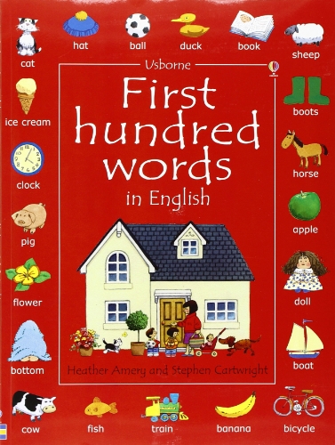 9781409510307: First hundred words in english. Ediz. illustrata