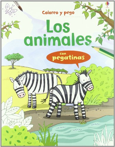 Imagen de archivo de ANIMALES CON PEGATINAS a la venta por Zilis Select Books