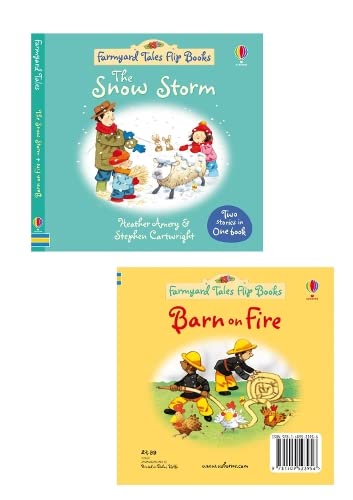 Imagen de archivo de The Snow Storm/Barn on Fire (Farmyard Tales Flip Books) a la venta por WorldofBooks