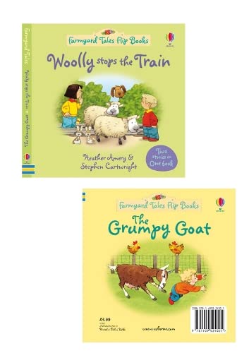 Imagen de archivo de Woolly Stops the Train/The Grumpy Goat (Farmyard Tales Flip Books) a la venta por WorldofBooks