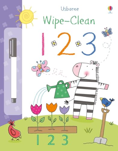Imagen de archivo de 123 (Usborne Wipe Clean Books) a la venta por AwesomeBooks