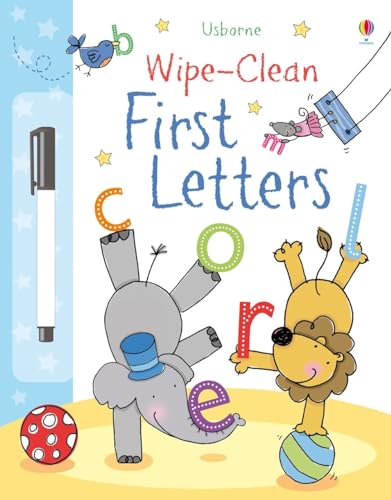 Beispielbild fr First Letters (Usborne Wipe Clean Books) zum Verkauf von Monster Bookshop