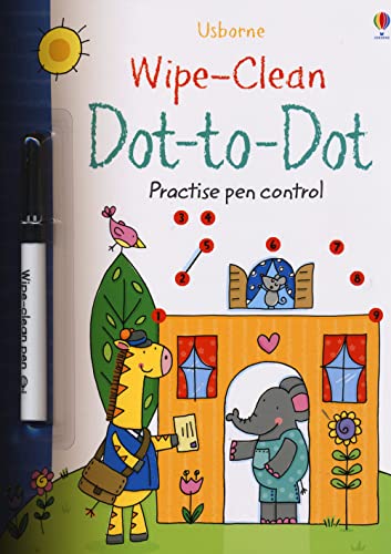 Beispielbild fr Dot-to-dot (Usborne Wipe Clean Books) (Wipe-clean Dot-to-Dot) zum Verkauf von WorldofBooks