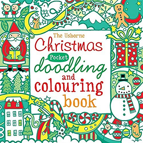 Stock image for Christmas Pocket Doodling and Colouring Book (Usborne Drawing, Doodling and Colouring) for sale by Brit Books