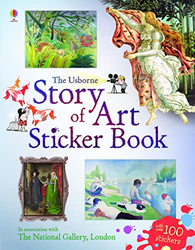 Beispielbild fr Story of Art Sticker Book (Usborne Sticker Books) (Information Sticker Books) zum Verkauf von WorldofBooks