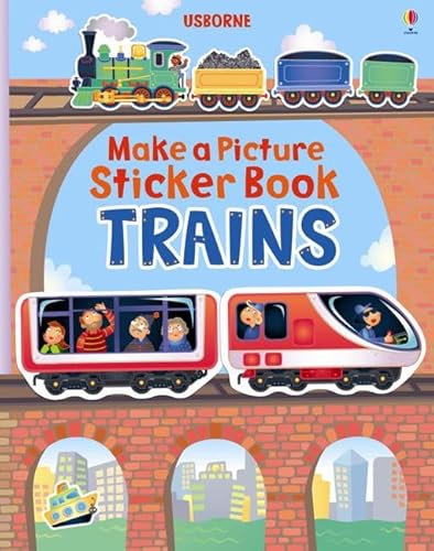 Beispielbild fr Make a Picture Sticker Book: Trains (Make a Picture Sticker Books) zum Verkauf von AwesomeBooks