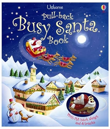 9781409536574: Pull-back Busy Santa (Usborne Pull-back Books)