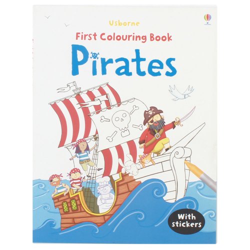 9781409537120: First Colouring Book Pirates + stickers (First Colouring Books)