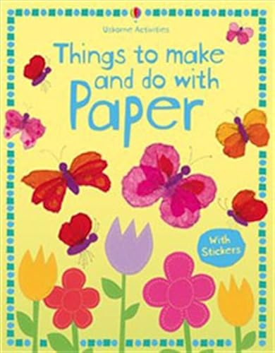 Beispielbild fr Things to Make and Do with Paper (Usborne Activities) zum Verkauf von WorldofBooks