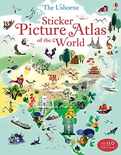 Beispielbild fr Sticker Picture Atlas of the World zum Verkauf von Blackwell's