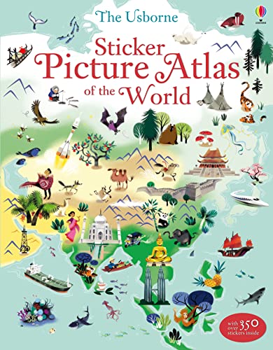 Imagen de archivo de Sticker Picture Atlas of the World a la venta por Blackwell's