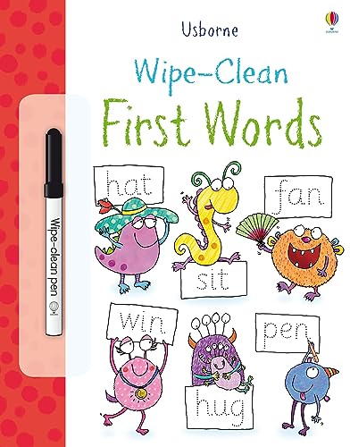 Beispielbild fr Wipe Clean First Words (Usborne Wipe Clean Books) zum Verkauf von WorldofBooks