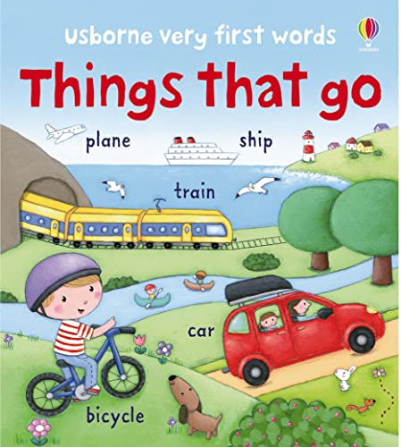 Imagen de archivo de Very First Words Things That Go (Usborne Very First Words) a la venta por AwesomeBooks