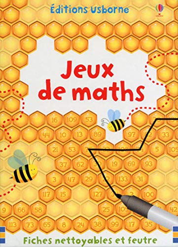 Imagen de archivo de Jeux de maths : Fiches nettoyables et feutre a la venta por medimops