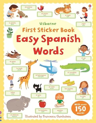 Stock image for Easy Spanish Words (Usborne First Sticker Books) for sale by WorldofBooks