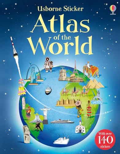 Stock image for Sticker Atlas Of The World for sale by MusicMagpie