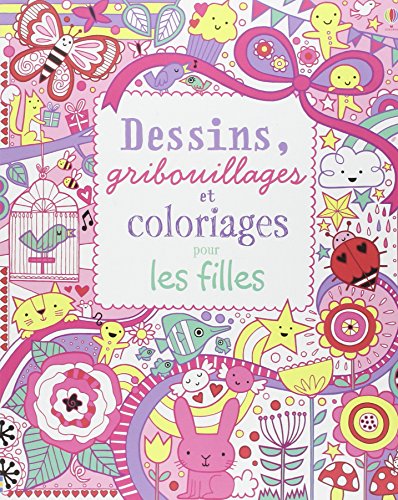 Beispielbild fr Dessins, gribouillages et coloriages pour les filles zum Verkauf von medimops