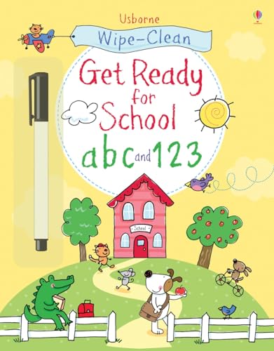 Stock image for Wipe-clean Get Ready for School ABC and 123 for sale by Greener Books