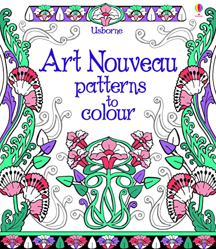 Beispielbild fr Art nouveau Patterns to Colour zum Verkauf von MusicMagpie