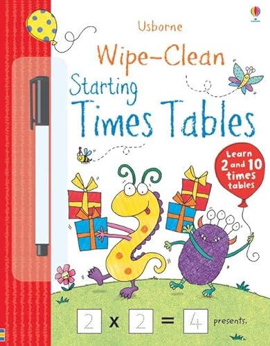 Imagen de archivo de Wipe-clean Starting Times Tables (Wipe-clean Books) a la venta por WorldofBooks