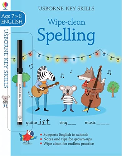 Beispielbild fr Wipe-clean Spelling 7-8 (Key Skills) zum Verkauf von AwesomeBooks
