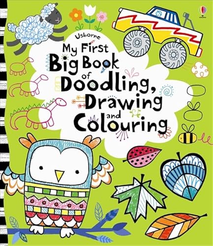 Imagen de archivo de My First Big Book of Doodling, Drawing and Colouring (Usborne Drawing, Doodling and Colouring) a la venta por AwesomeBooks