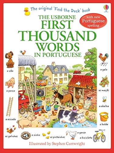 Stock image for The Usborne First Thousand Words in Portuguese for sale by Blackwell's