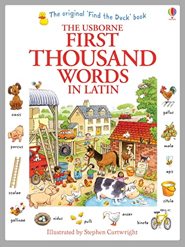 Imagen de archivo de The Usborne First Thousand Words in Latin a la venta por Blackwell's