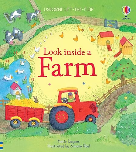 Imagen de archivo de Look Inside a Farm (Usborne Look Inside) (Look Inside Board Books) a la venta por AwesomeBooks