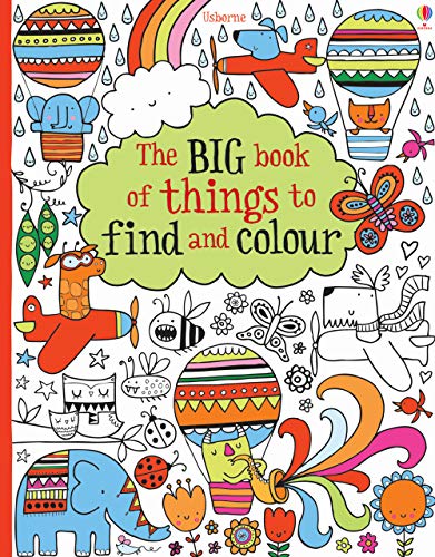 9781409566342: The big book of things to find and colour. Ediz. illustrata (Lots of things to find and colour)