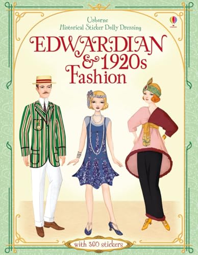 Beispielbild fr Historical Sticker Dolly Dressing Edwardian & 1920s Fashion (Usborne Historical Sticker Dolly Dressing) zum Verkauf von More Than Words