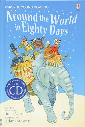Beispielbild fr Around the World in Eighty Days (English Language Learners) (3.21 Young Reading Series Two with Audio CD) zum Verkauf von AwesomeBooks