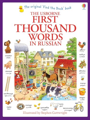 Imagen de archivo de The Usborne First Thousand Words in Russian a la venta por Blackwell's