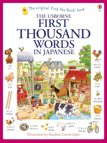 Imagen de archivo de The Usborne First Thousand Words in Japanese a la venta por Blackwell's