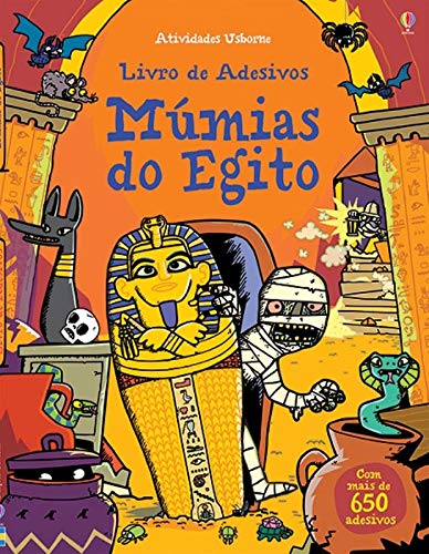 Beispielbild fr Múmias do Egito - Livro de Adesivos (+ Giz de Cera) (Em Portuguese do Brasil) zum Verkauf von WorldofBooks