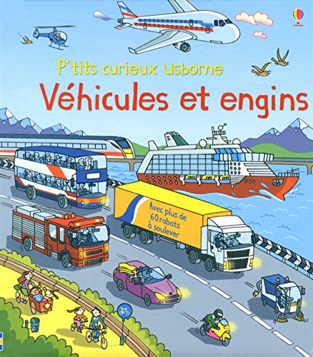 Stock image for Vhicules et engins - P'tits curieux Usborne for sale by medimops