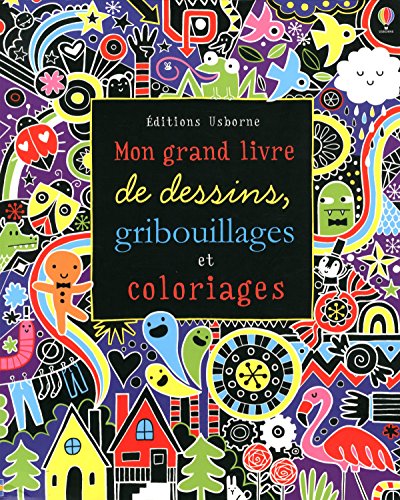 Stock image for Mon grand livre de dessins, gribouillages et coloriages for sale by medimops