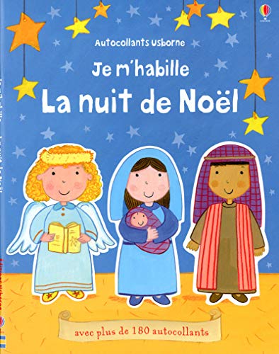 9781409576945: Je m'habille - La nuit de Nol - Autocollants Usborne