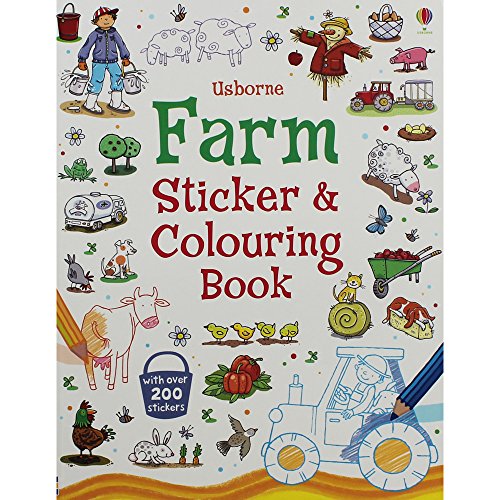 Beispielbild fr Farm Sticker and Colouring Book (Sticker and Colouring Books) zum Verkauf von AwesomeBooks