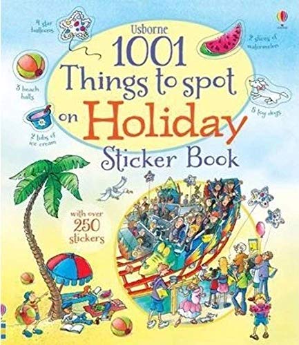 Imagen de archivo de 1001 Things to Spot on Holiday Sticker Book (1001 Things to Spot Sticker Books) a la venta por WorldofBooks