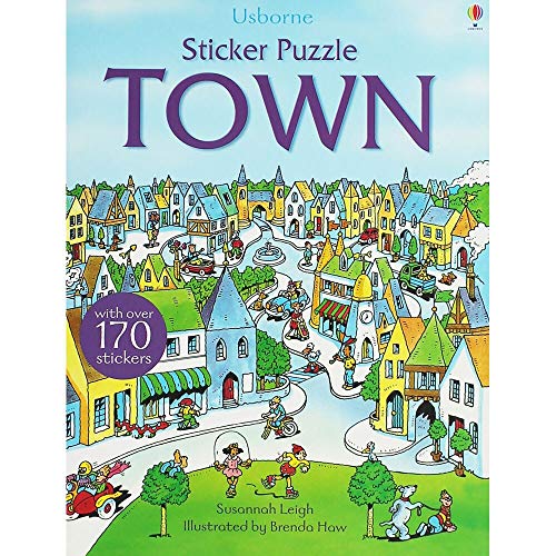 Stock image for Sticker Puzzle Town (Sticker Puzzles) for sale by WorldofBooks